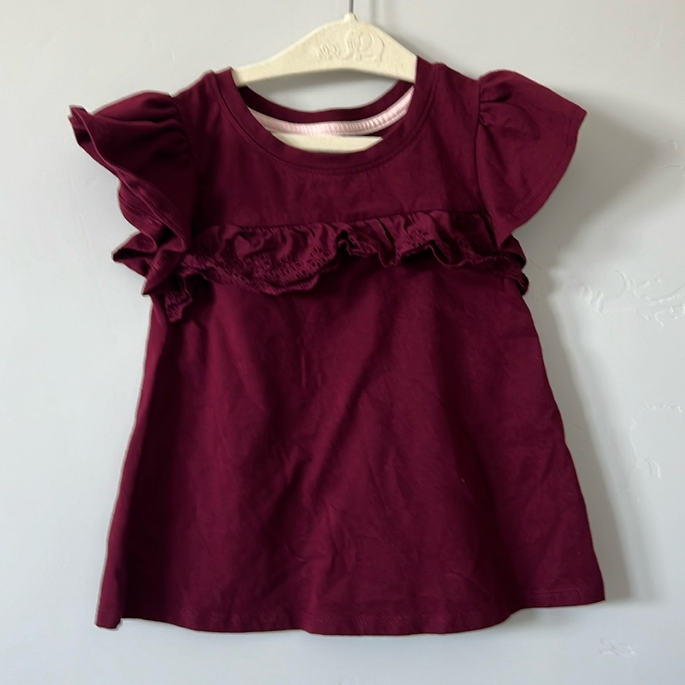 Cat & Jack | Burgundy Tee